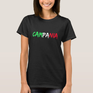 Italiaanse vlag van Italië regio Campanië T-shirt