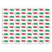 ITALIAANSE VLAG VAN ITALIË TAFELKLEED (Voorkant (Horizontaal))