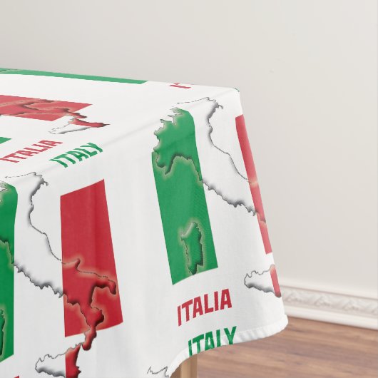 ITALIAANSE VLAG VAN ITALIË TAFELKLEED (Voorbeeld)