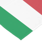 Italiaanse vlag van Italië tafelloper voor feest (Hoek)
