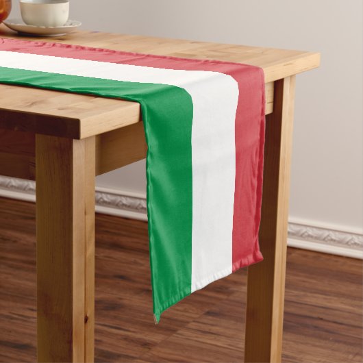 Italiaanse vlag van Italië tafelloper voor feest (Voorbeeld)
