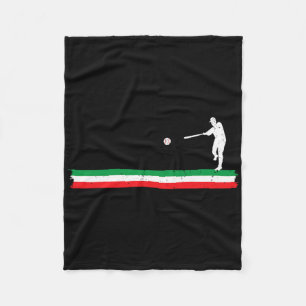 Italiaanse Vlag Verkoop Speler Coach Zachte Team S Fleece Deken