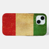 Italiaanse Vlag Vintage Grunge Case-Mate iPhone Case (Achterkant (horizontaal))
