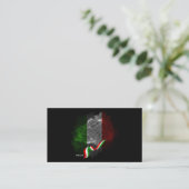 Italiaanse vlag visitekaartje (Staand voorkant)
