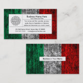 italiaanse vlag visitekaartje (Voorkant / Achterkant)