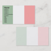 Italiaanse vlag visitekaartje (Voorkant / Achterkant)