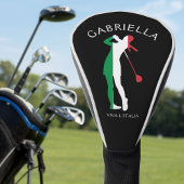 Italiaanse vlag Viva l'Italia Italiaanse vlag Golf Golfheadcover