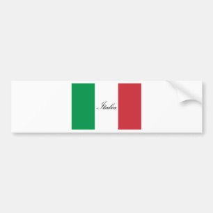 Italiaanse vlag - vlag van Italië - Italië Bumpersticker
