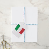 Italiaanse vlag - vlag van Italië - Italië Cadeaulabel (Met Touw)