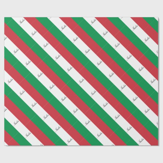 Italiaanse vlag - vlag van Italië - Italië Cadeaupapier (Vlak)