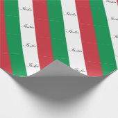 Italiaanse vlag - vlag van Italië - Italië Cadeaupapier (Hoek)