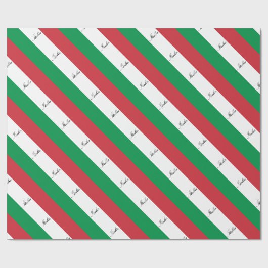 Italiaanse vlag - vlag van Italië - Italië Cadeaupapier (Vlak)