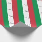 Italiaanse vlag - vlag van Italië - Italië Cadeaupapier (Hoek)