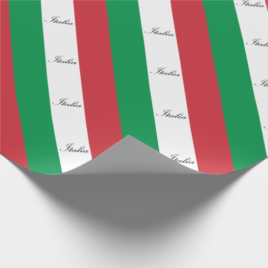 Italiaanse vlag - vlag van Italië - Italië Cadeaupapier (Hoek)