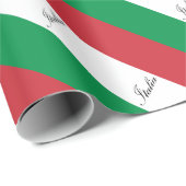 Italiaanse vlag - vlag van Italië - Italië Cadeaupapier (Rol Hoek)