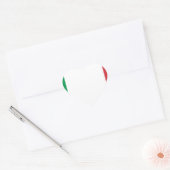 Italiaanse vlag - vlag van Italië - Italië Hart Sticker (Envelop)