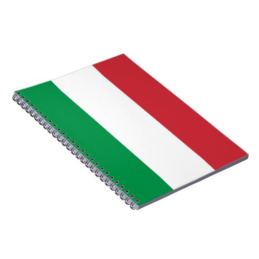 Italiaanse vlag, vlag van italië, italië notitieboek (Rechterzijde)