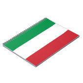 Italiaanse vlag, vlag van italië, italië notitieboek (Linkerzijde)