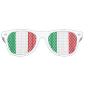 Italiaanse vlag - vlag van Italië - Italië Retro Zonnebril (Voorkant)