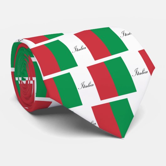 Italiaanse vlag - vlag van Italië - Italië Stropdas (Opgerold)