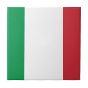 Italiaanse vlag - vlag van Italië - Italië Tegeltje