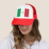 Italiaanse vlag - vlag van Italië - Italië Trucker Pet (In situ)