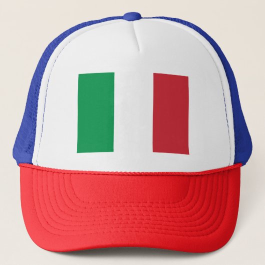 Italiaanse vlag - vlag van Italië - Italië Trucker Pet (Voorkant)
