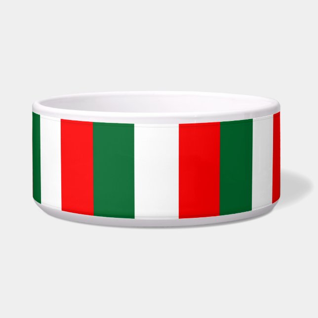 Italiaanse vlag voerbakje (Voorkant)