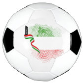 Italiaanse vlag voetbal (Gedraaid)