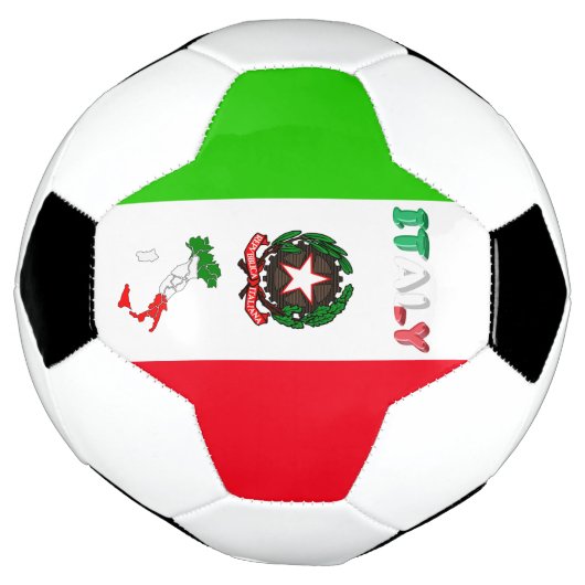 Italiaanse vlag voetbal (Gedraaid)