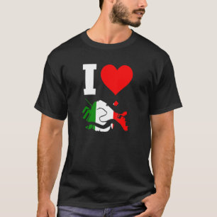 Italiaanse vlag voor Venetië I Love Venice T-shirt
