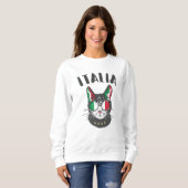 Italiaanse vlag voor voetbalbeker Mascot Trui (Voorkant volledig)