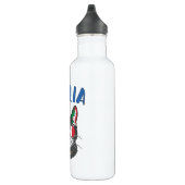 Italiaanse vlag voor voetbalbeker Mascot Waterfles (Rechts)
