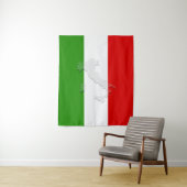 Italiaanse vlag wandkleed (In situ)