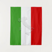 Italiaanse vlag wandkleed (Voorkant)