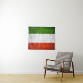 Italiaanse vlag wandkleed (In Situ (horizontaal))