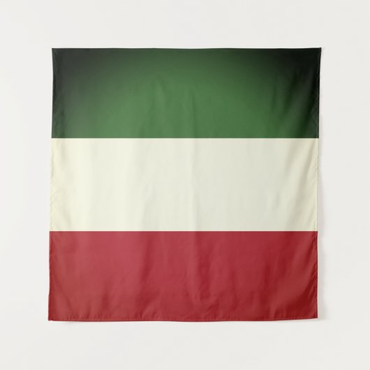 Italiaanse vlag wandkleed (Voorkant (horizontaal))