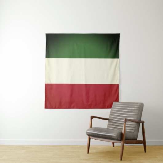 Italiaanse vlag wandkleed (In Situ (horizontaal))