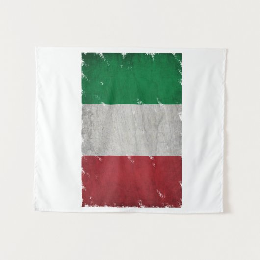 italiaanse vlag wandkleed (Voorkant (horizontaal))