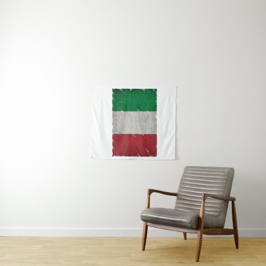 italiaanse vlag wandkleed (In Situ (horizontaal))