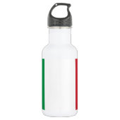 Italiaanse vlag waterfles  (Voorkant)