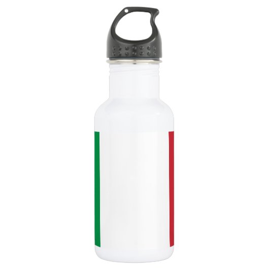 Italiaanse vlag waterfles  (Voorkant)