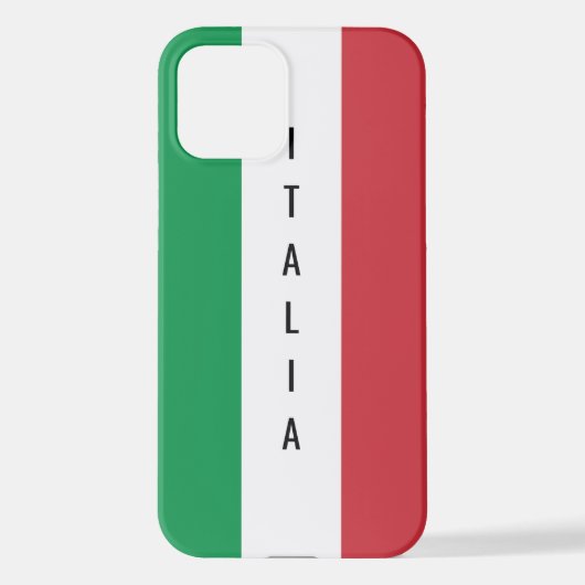 Italiaanse vlag Zazzle Basic Value iPhone 12 Hoesj iPhone Hoesje (Achterkant)
