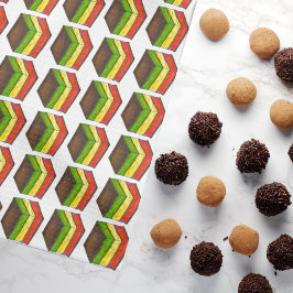 Italiaanse vlag zeven-laag regenboogkerkoekjes theedoek