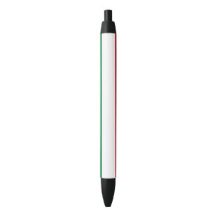 Italiaanse vlag zwarte inkt pen