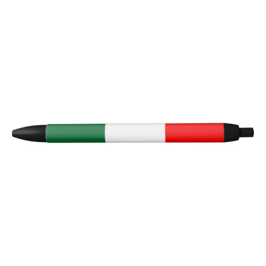 Italiaanse vlag zwarte inkt pen (Voorkant)