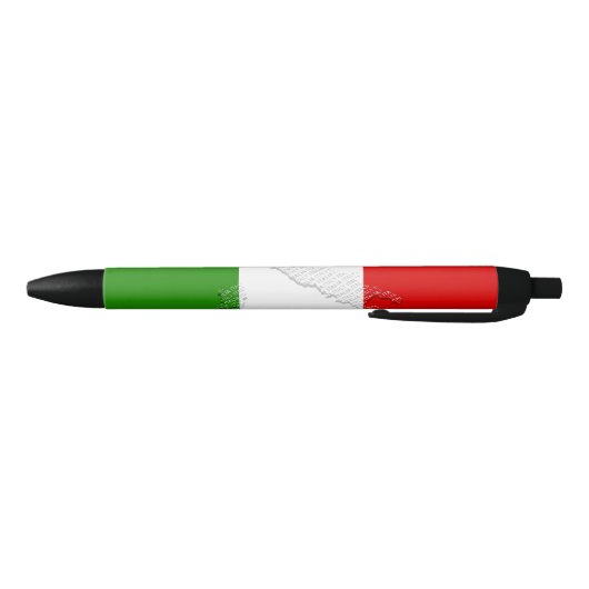 Italiaanse vlag zwarte inkt pen (Bodem)