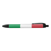Italiaanse vlag zwarte inkt pen (Bovenkant)