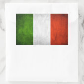 Italiaanse vlaggen rechthoekige sticker (Tas)