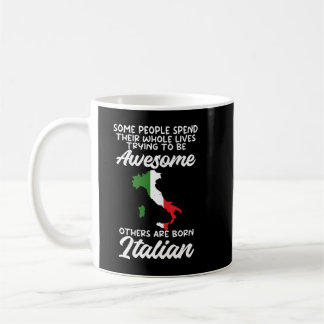 Italiaanse vlaggen zijn geweldige grappig Italiaan Koffiemok